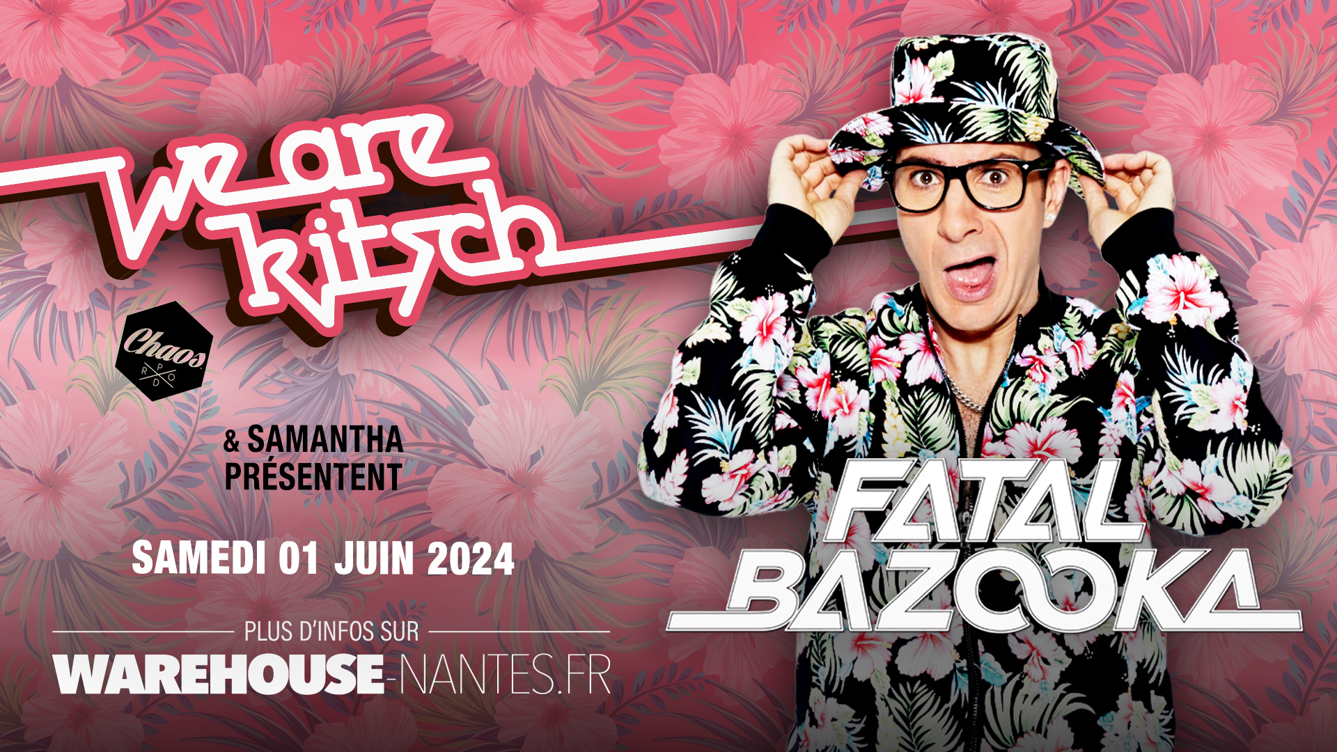 affiche we are kitsch Fatal bazooka warehouse