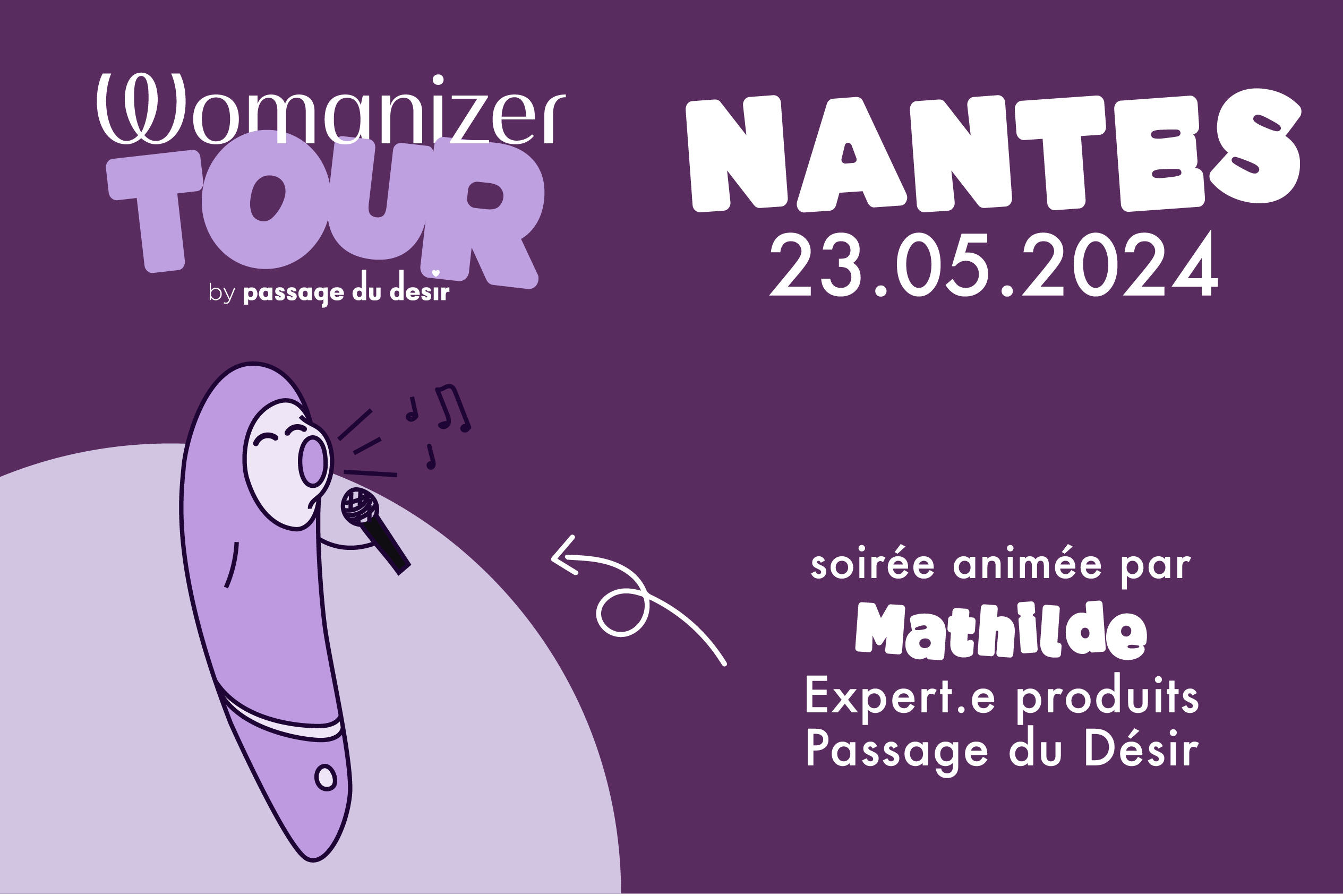 Affiche womanizer tour nantes