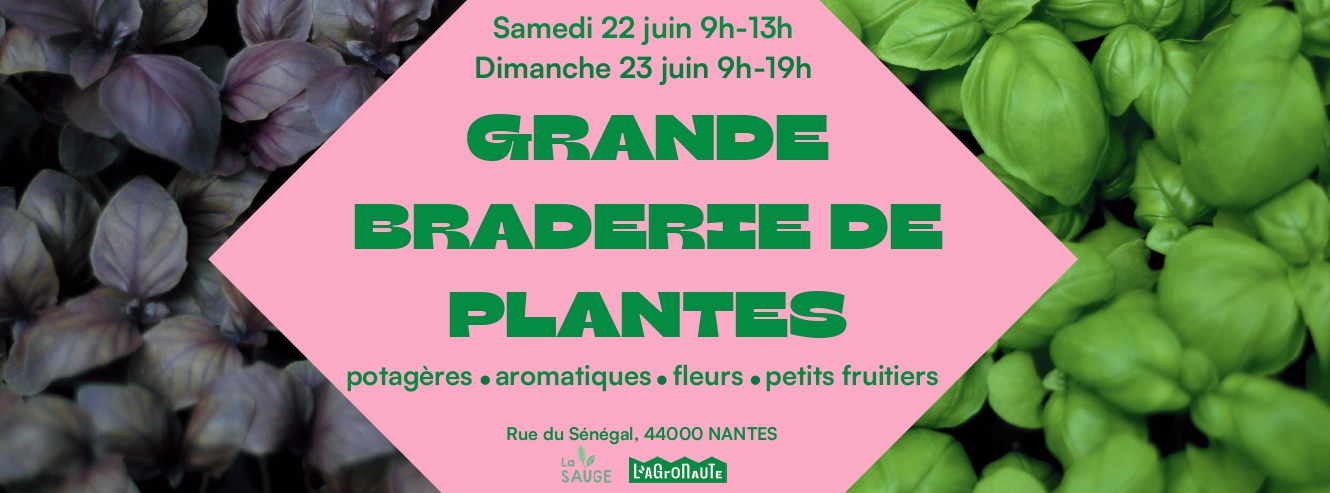 Grande Braderie de Plantes à l'Agronaute