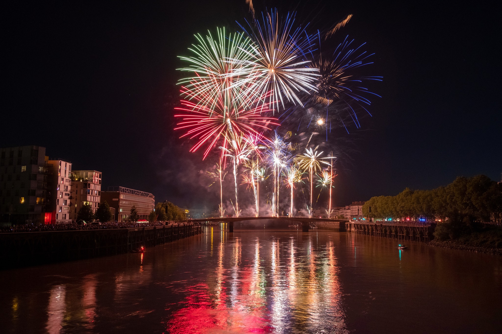 Feu d'artifice Nantes Métropole