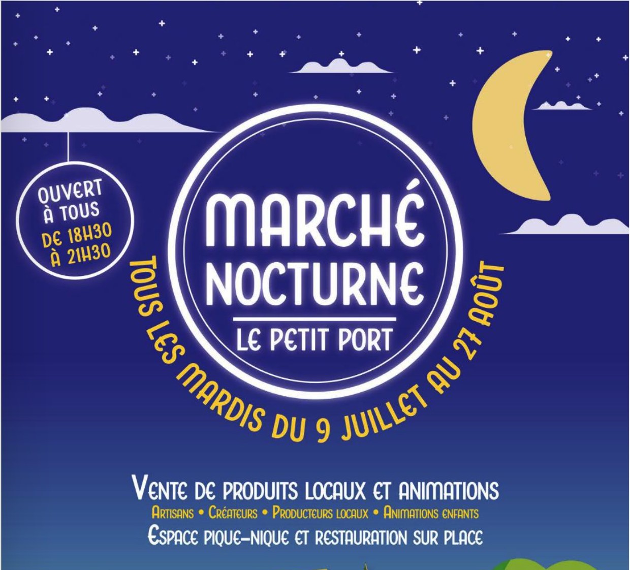 Marché Nocturne au Camping de Nantes