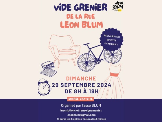 Vide grenier Léon Blum