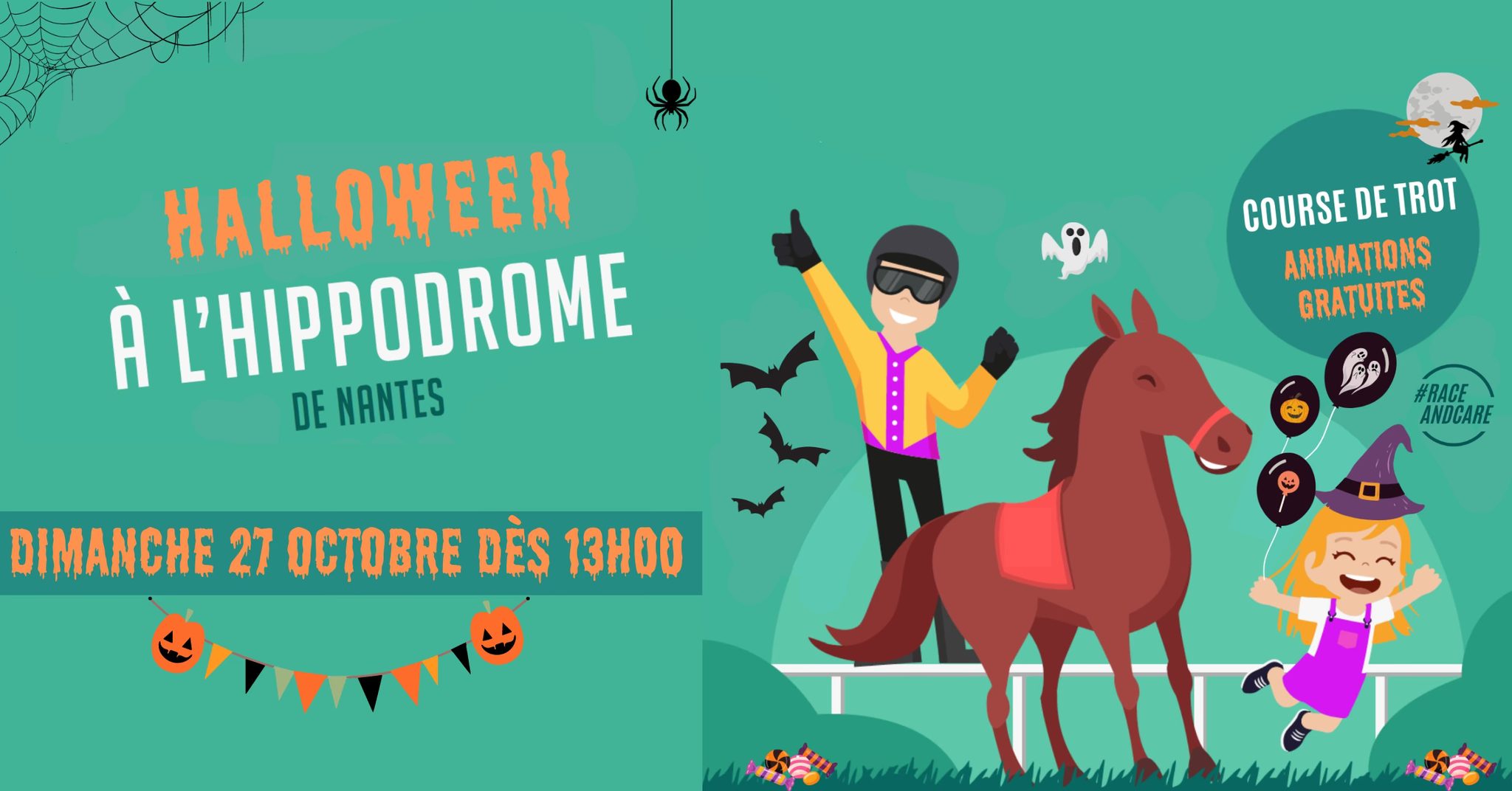 Halloween à l'hippodrome