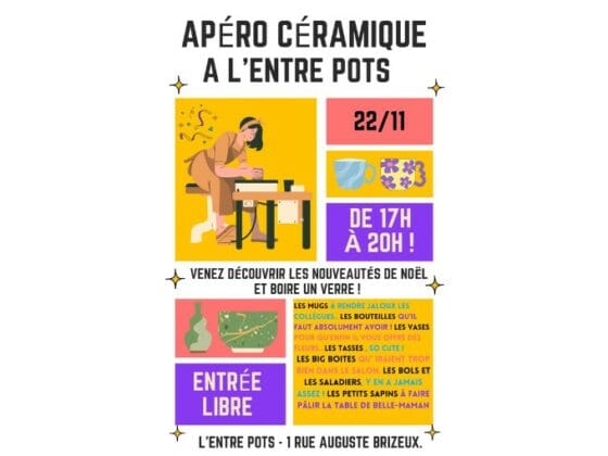 Apéro céramique à l’Entre Pots