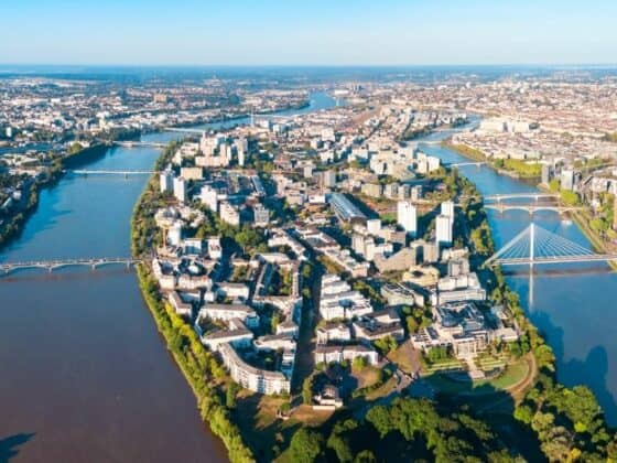 Nantes vue du ciel QFAN 9125