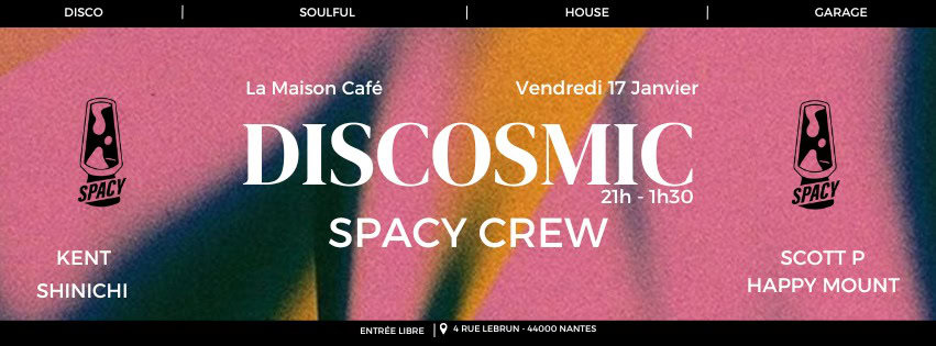 discosmic à la Maison café